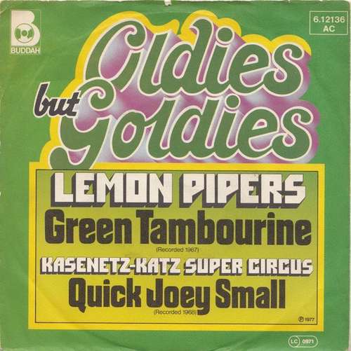 Cover Lemon Pipers* / Kasenetz-Katz Super Circus - Green Tambourine / Quick Joey Small (7, Single) Schallplatten Ankauf