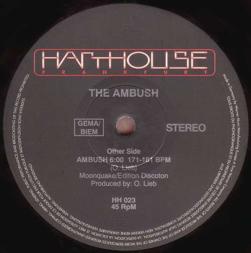 Cover The Ambush - Ambush (12, S/Sided) Schallplatten Ankauf