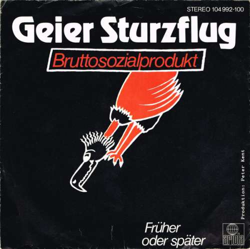 Cover Geier Sturzflug - Bruttosozialprodukt (7, Single, Pap) Schallplatten Ankauf