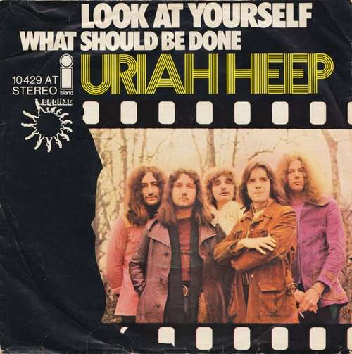Cover Uriah Heep - Look At Yourself (7, Single) Schallplatten Ankauf