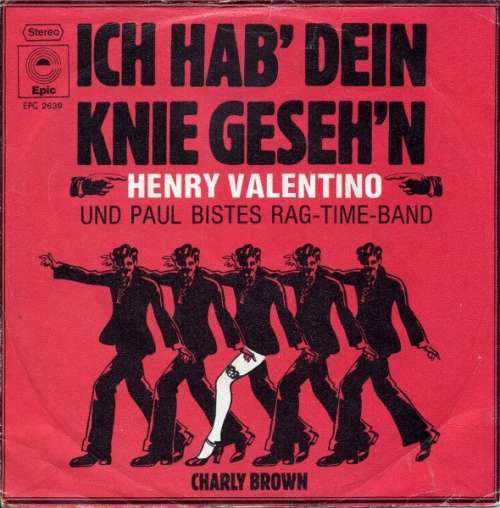 Cover Henry Valentino Und Paul Bistes Rag-Time-Band - Ich Hab Dein Knie Geseh'n (7, Single) Schallplatten Ankauf