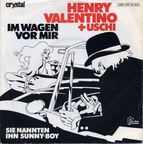 Cover Henry Valentino + Uschi (2) - Im Wagen Vor Mir (7, Single) Schallplatten Ankauf