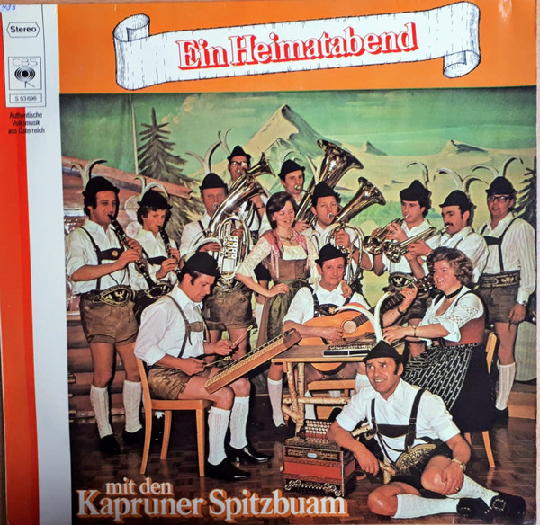 Cover Kapruner Spitzbuam - Ein Heimatabend Mit Den Kapruner Spitzbuam (LP) Schallplatten Ankauf