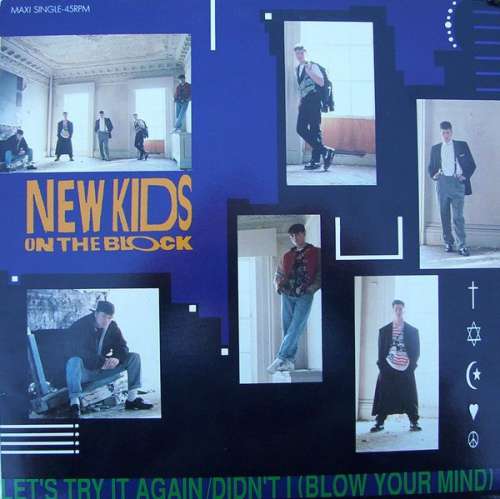 Cover New Kids On The Block - Let's Try It Again / Didn't I (Blow Your Mind) (12, Maxi) Schallplatten Ankauf