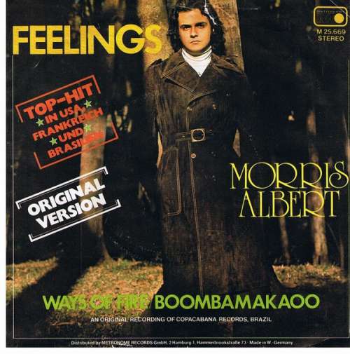 Cover Morris Albert - Feelings (7, Single) Schallplatten Ankauf