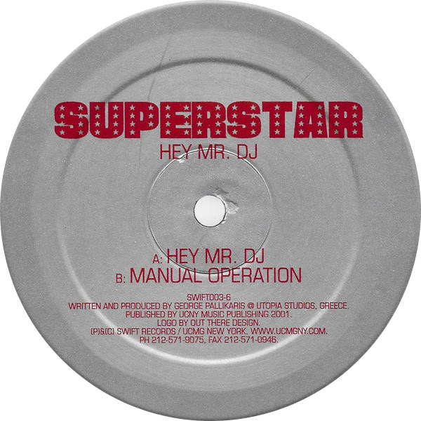 Cover Superstar - Hey Mr. DJ (12) Schallplatten Ankauf