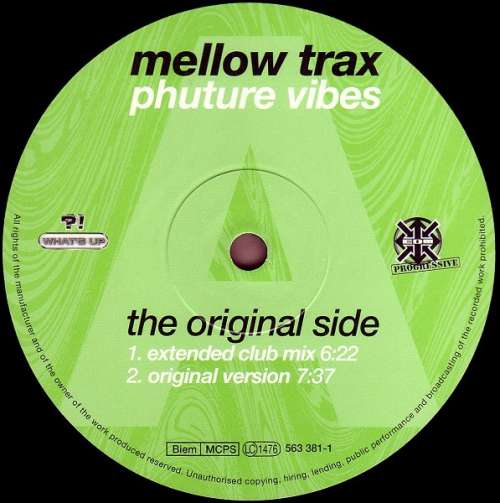 Cover Mellow Trax - Phuture Vibes (12) Schallplatten Ankauf