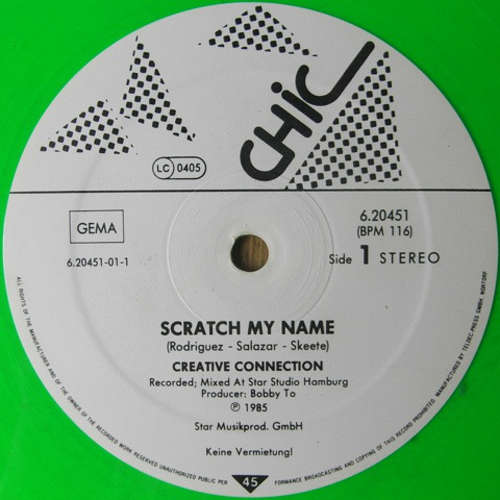 Cover Creative Connection - Scratch My Name (12, Gre) Schallplatten Ankauf