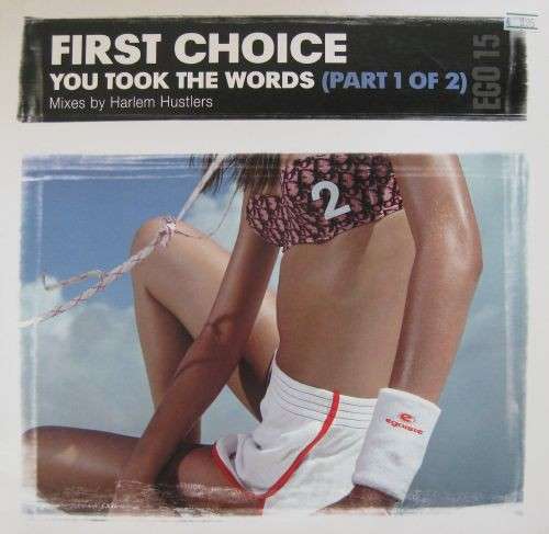 Cover First Choice - You Took The Words (Part 1 Of 2) (12) Schallplatten Ankauf