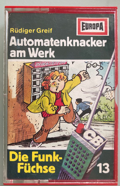 Cover Rüdiger Greif - Die Funk-Füchse 13 - Automatenknacker Am Werk (Cass) Schallplatten Ankauf