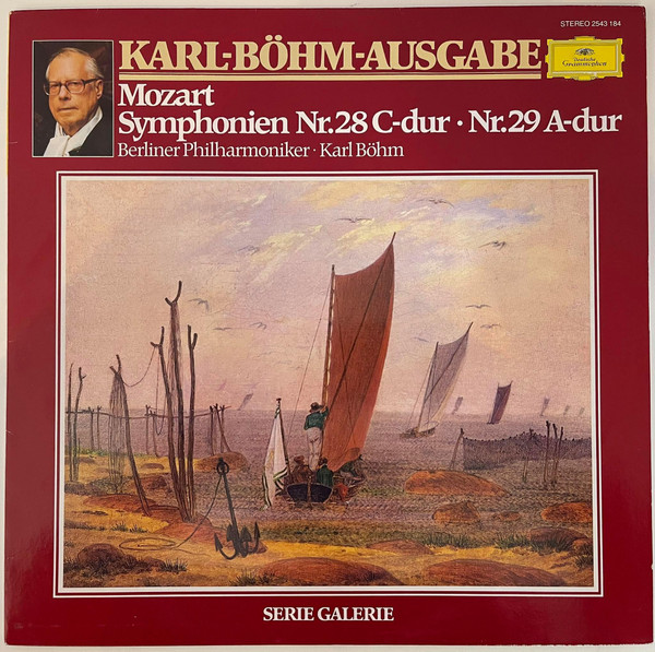 Cover Mozart* - Berliner Philharmoniker, Karl Böhm - Symphonien Nr. 28 C-dur / Nr.29 A-dur  (LP, Album, RE) Schallplatten Ankauf