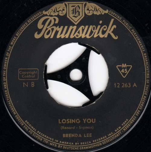 Cover Brenda Lee - Losing You (7) Schallplatten Ankauf