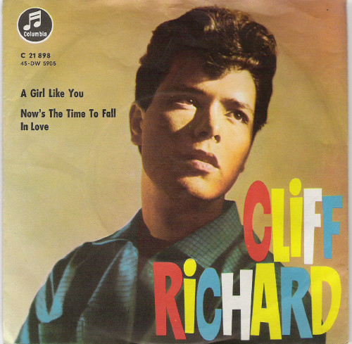 Cover Cliff Richard And The Shadows* - A Girl Like You / Now's The Time To Fall In Love (7, Single) Schallplatten Ankauf
