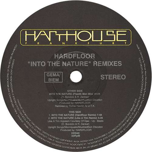 Cover Hardfloor - Into The Nature (Remixes) (12, Single) Schallplatten Ankauf