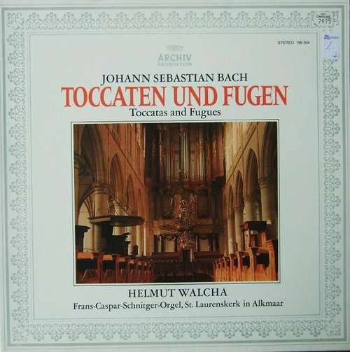 Cover Johann Sebastian Bach - Helmut Walcha - Toccaten Und Fugen (LP, Album, RE) Schallplatten Ankauf