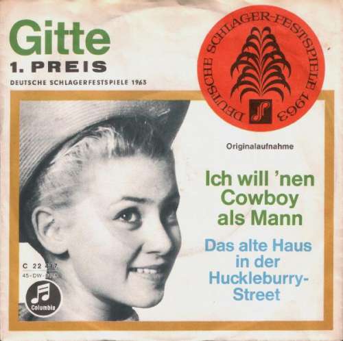 Cover Gitte* - Ich Will 'Nen Cowboy Als Mann (7, Single) Schallplatten Ankauf