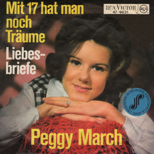 Cover Peggy March - Mit 17 Hat Man Noch Träume (7, Single) Schallplatten Ankauf