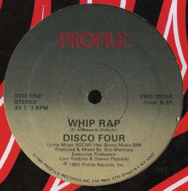 Cover Disco Four - Whip Rap / Let It Whip (12, Single) Schallplatten Ankauf