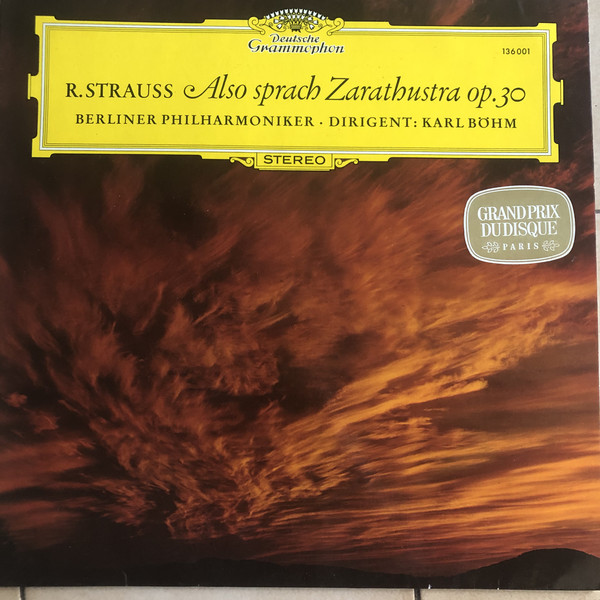 Cover R. Strauss* - Berliner Philharmoniker, Karl Böhm - Also Sprach Zarathustra, Op. 30 (LP, RE) Schallplatten Ankauf