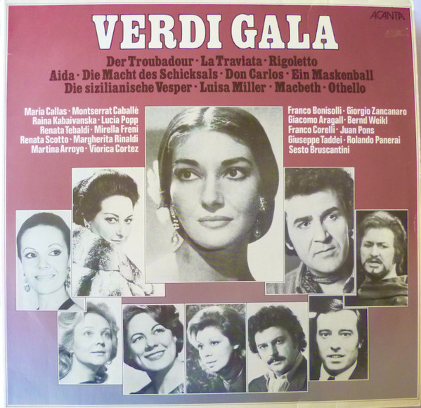 Cover Giuseppe Verdi - Verdi Gala (2xLP, Comp, Gat) Schallplatten Ankauf