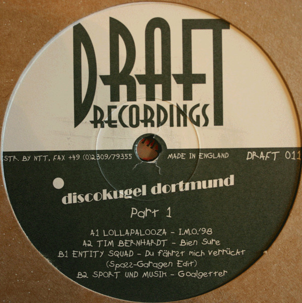 Cover Various - Discokugel Dortmund (Part 1) (12, EP, Comp) Schallplatten Ankauf