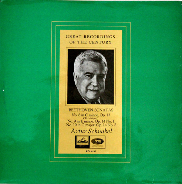 Cover Beethoven*, Artur Schnabel - Sonatas Nos. 8, 9, & 10 (LP, Comp, Mono, RE) Schallplatten Ankauf