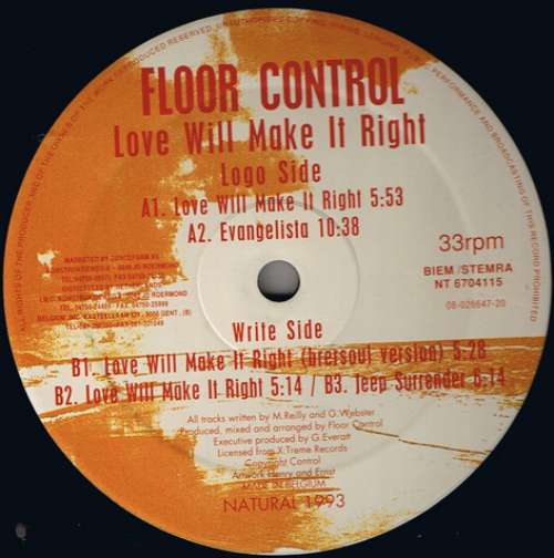 Cover Floor Control - Love Will Make It Right (12) Schallplatten Ankauf