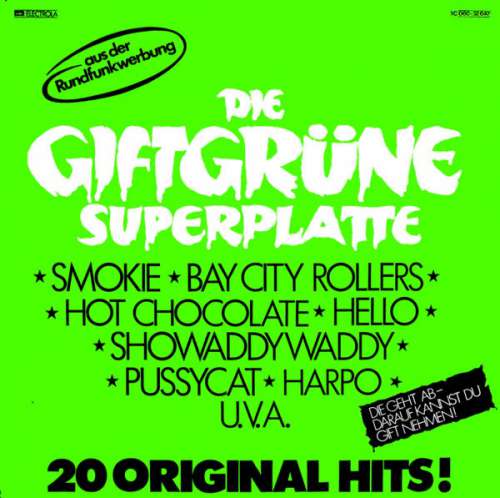 Cover Various - Die Giftgrüne Superplatte (LP, Comp) Schallplatten Ankauf