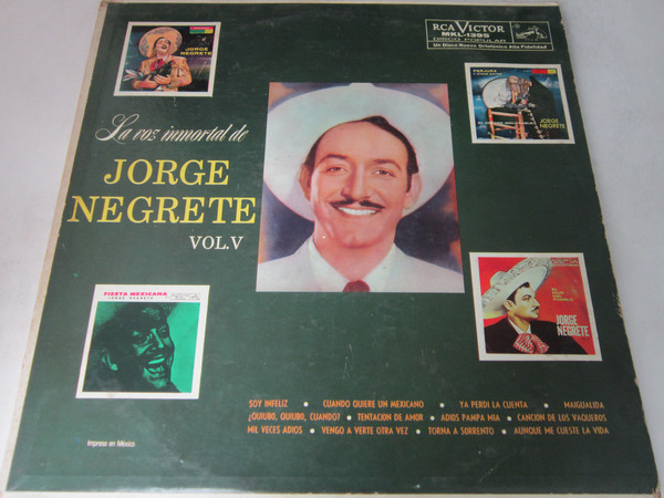 Cover Jorge Negrete - Vol. V (LP, Comp) Schallplatten Ankauf