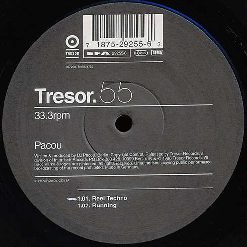 Cover Pacou - Reel Techno (12) Schallplatten Ankauf