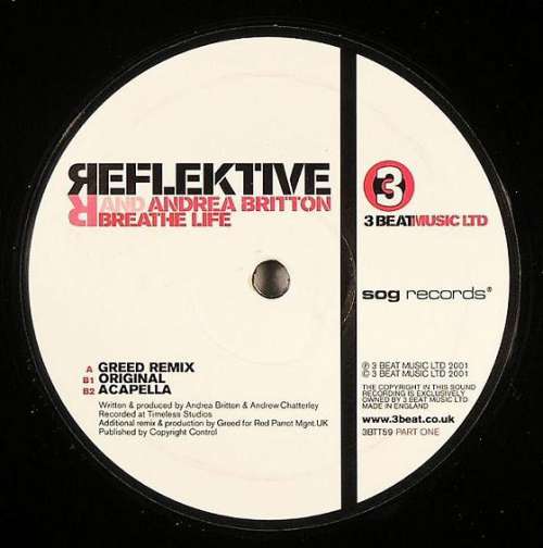 Cover Reflektive And Andrea Britton - Breathe Life (Part One) (12) Schallplatten Ankauf