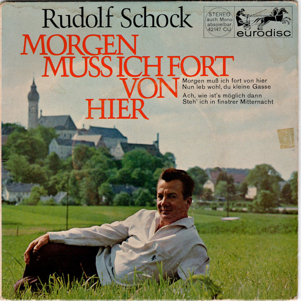 Bild Rudolf Schock - Morgen Muss Ich Fort Von Hier (7, Single) Schallplatten Ankauf