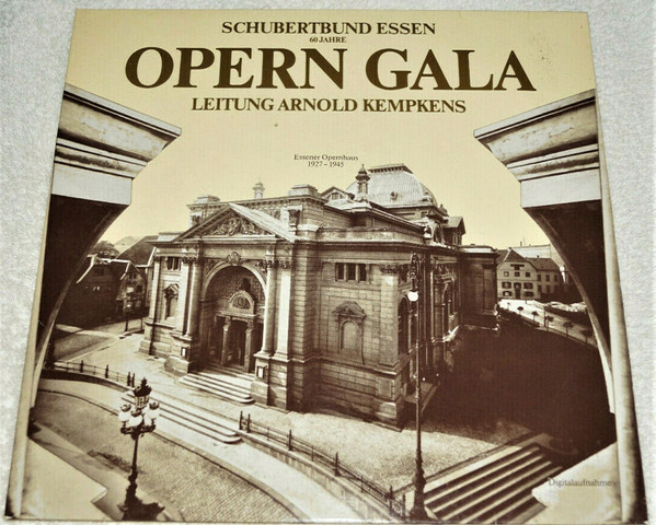 Cover Der Schubertbund Essen, Grosses Stadt Orchester Solingen*, Arnold Kempkens - Opern Gala  (2xLP, Album) Schallplatten Ankauf