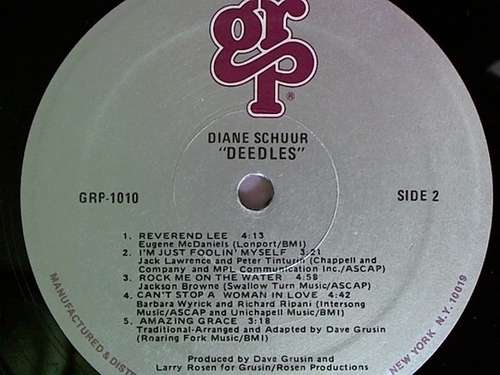 Cover Diane Schuur - Deedles (LP, Album) Schallplatten Ankauf