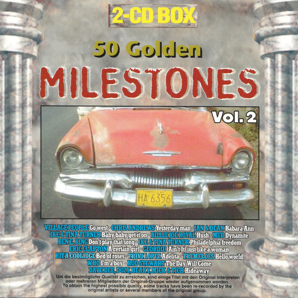 Cover Various - 50 Golden Milestones Vol.2 (2xCD, Comp) Schallplatten Ankauf