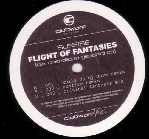 Cover Sunfire* - Flight Of Fantasies (Die Unendliche Geschichte) (12) Schallplatten Ankauf