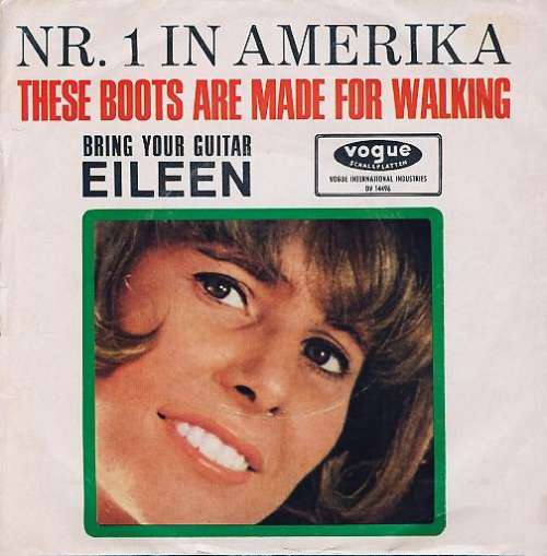 Cover Eileen (2) - These Boots Are Made For Walking (7, Single) Schallplatten Ankauf