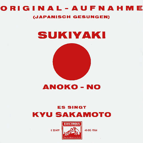 Cover Kyu Sakamoto - Sukiyaki / Anoko-No (7) Schallplatten Ankauf