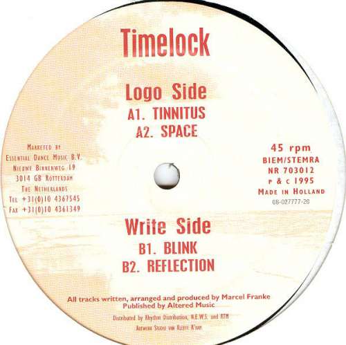 Cover Timelock - Tinnitus (12) Schallplatten Ankauf