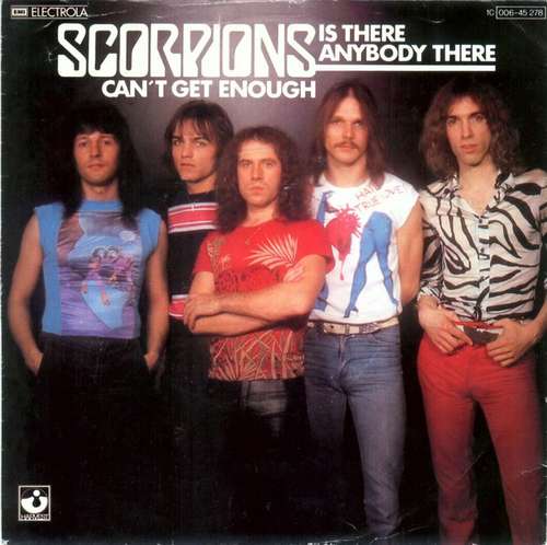 Cover Scorpions - Is There Anybody There / Can't Get Enough (7, Single) Schallplatten Ankauf