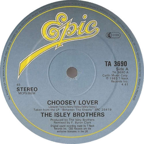 Cover The Isley Brothers - Choosey Lover (12) Schallplatten Ankauf