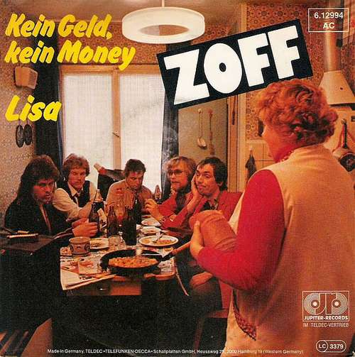 Cover Zoff - Kein Geld, Kein Money / Lisa (7, Single) Schallplatten Ankauf