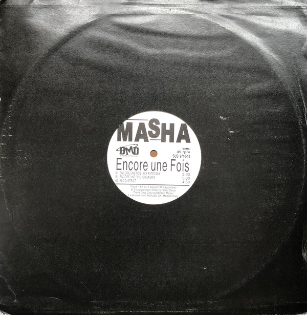Cover Masha (2) - Encore Une Fois (12) Schallplatten Ankauf