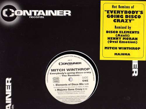 Cover Mitch Winthrop - Everybody's Going Disco Crazy - The Remixes (12) Schallplatten Ankauf