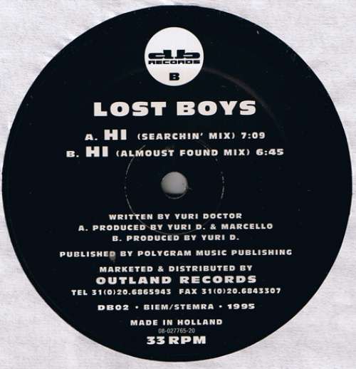 Cover Lost Boys (6) - Hi (12) Schallplatten Ankauf
