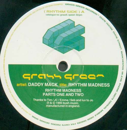 Cover Daddy Mack - Rhythm Madness (12) Schallplatten Ankauf