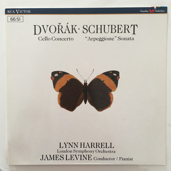 Cover Dvořák*, Schubert*, Lynn Harrell, James Levine (2), London Symphony Orchestra* - Dvořák: Cell Concerto • Schubert: Arpeggione Sonata (LP) Schallplatten Ankauf