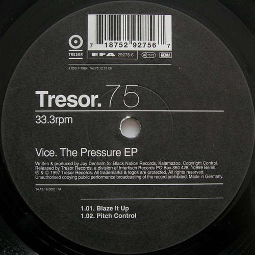 Cover Vice - The Pressure EP (12, EP) Schallplatten Ankauf