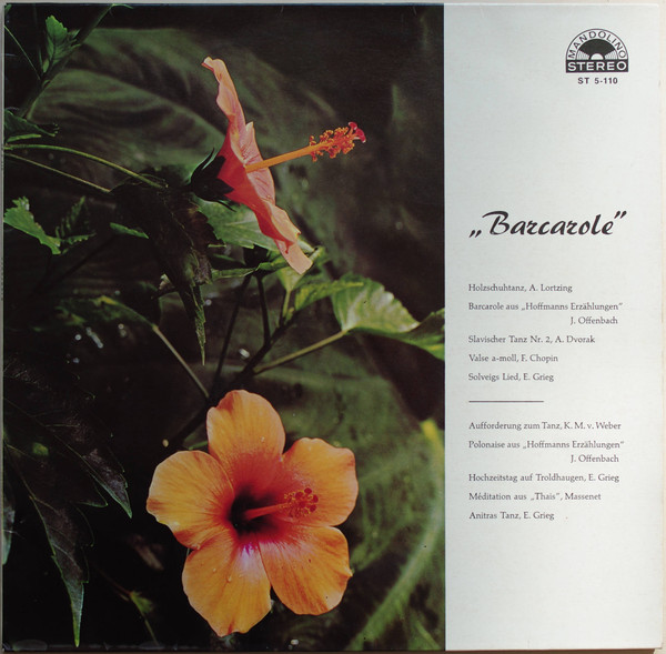 Cover Ein Grosses Orchester Unter Leitung Von Friedhelm Lobisch* - Barcarole (LP) Schallplatten Ankauf