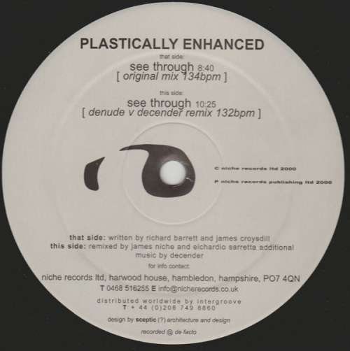 Cover Plastically Enhanced - See Through (12) Schallplatten Ankauf